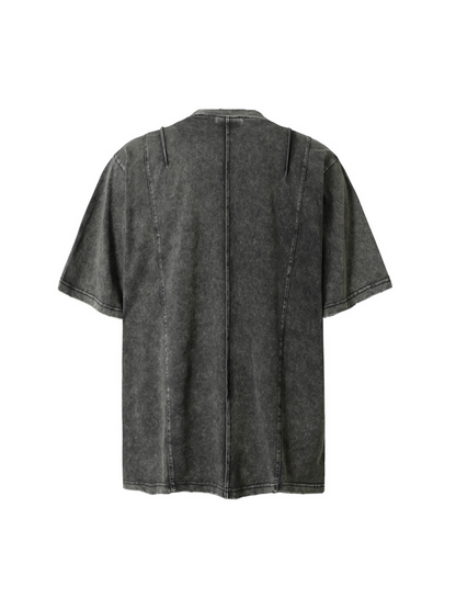 Vintage Washed Multi-Pocket T-Shirt