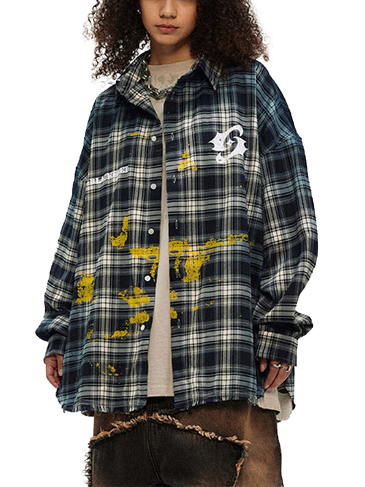 Thesupermade High Street Hip-Hop-Shirt mit Spray-Print 
