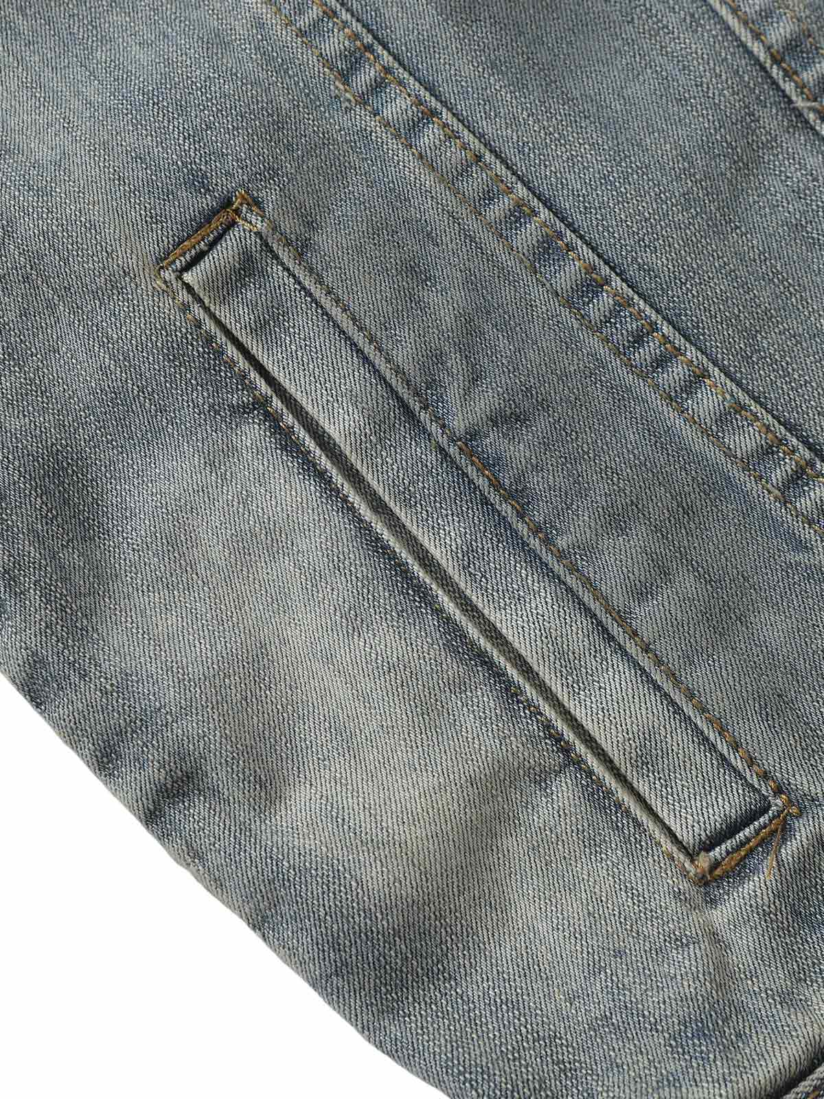 Totem-Jeansjacke im Retro-Waschstil