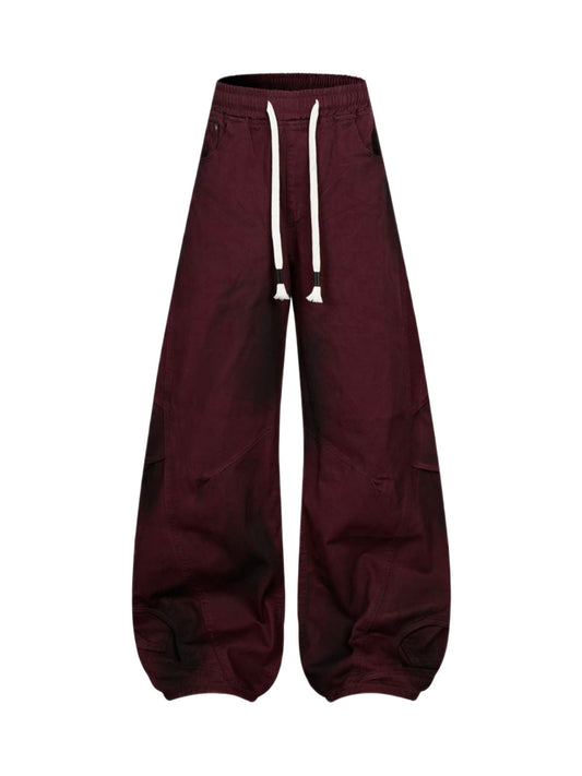 Thesupermade Baggy-Fasshose mit Kordelzug – 2228