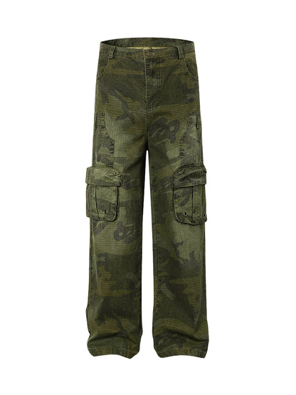 Camouflage Multi-Pockets Cargo Pants