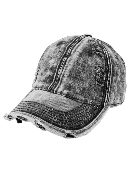 Outdoor-Cap aus gewaschenem Denim