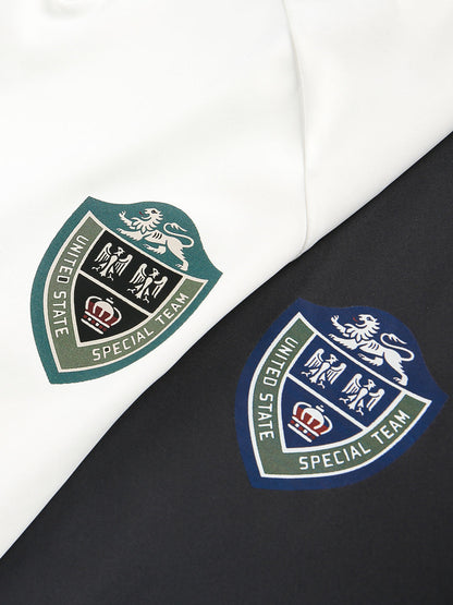 Langarm-T-Shirt aus Jersey mit kontrastfarbenen Nähten