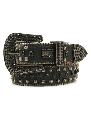 Street Rhinestone Studded Belt
