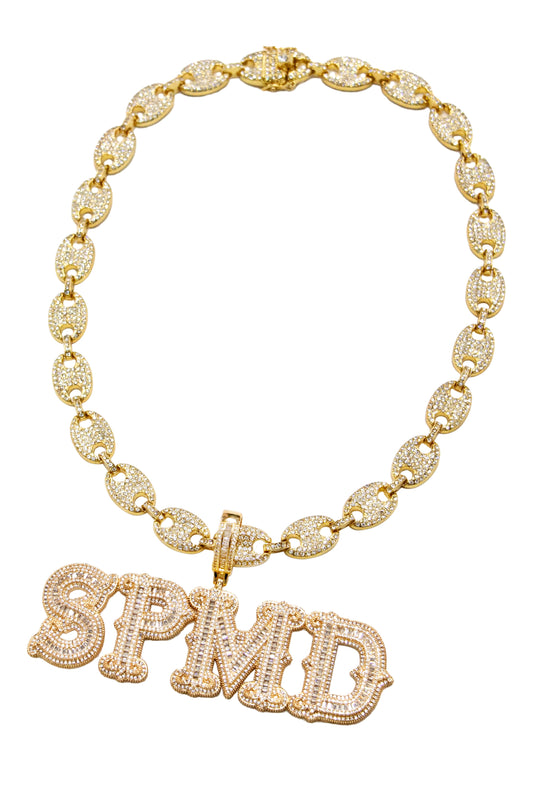 Thesupermade Hip-Hop-Diamant-Buchstabenkette – 2229