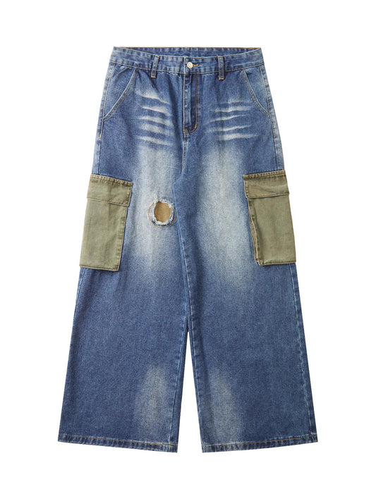 Thesupermade – Selbstgemachte Cargo-Jeans mit großen Taschen
