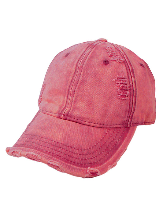 Outdoor-Cap aus gewaschenem Denim