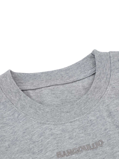 Retro Quilted Design T-shirt