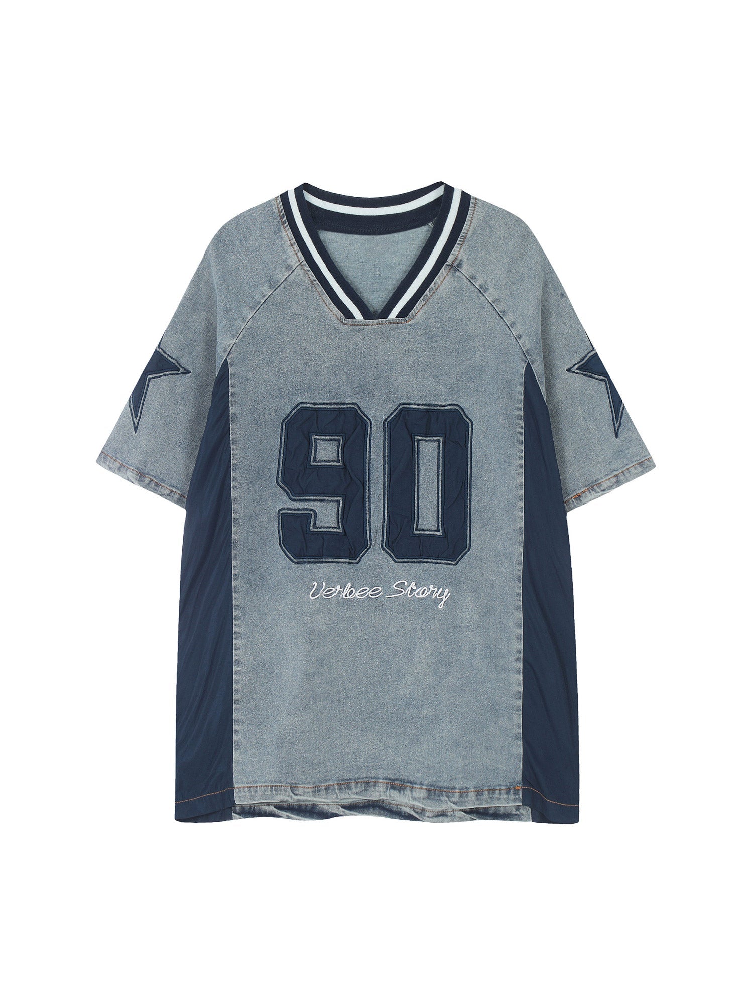 Thesupermade Hight Street Washed Patchwork T-shirt - 2345