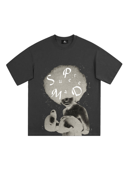 Thesupermade Brainstorm Bedrucktes T-Shirt für Jungen 