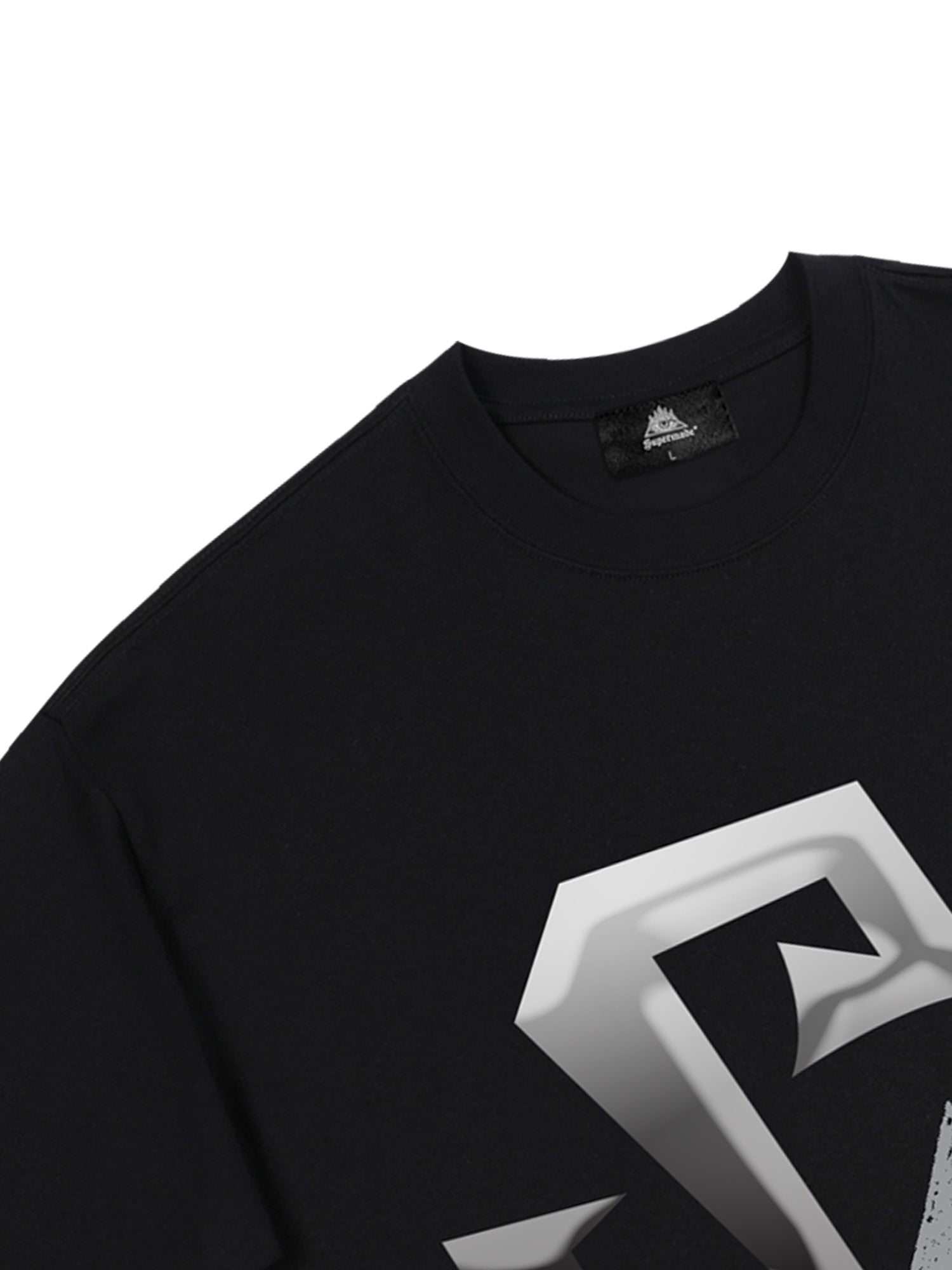 T-Shirt mit Logo-Print von Thesupermad 