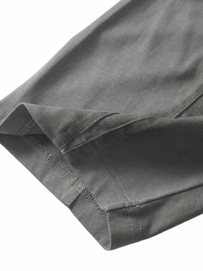 Retro Functional Patchwork Dirty Dyed T-shirt
