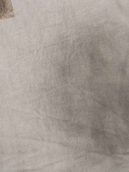 Dirty-Dyed Washed Crew Neck T-shirt