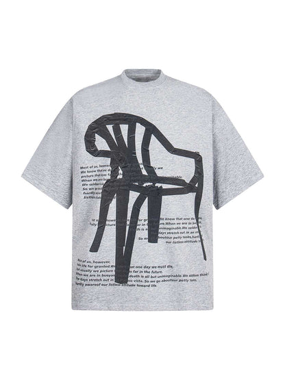Retro Graffiti Chair Lettering T-shirt