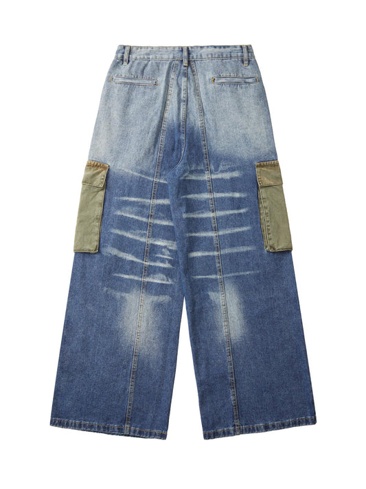 Thesupermade – Selbstgemachte Cargo-Jeans mit großen Taschen