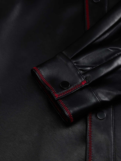 Original Embroidered Leather Shirt