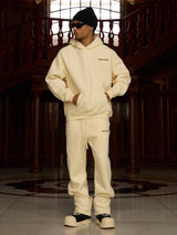 Thesupermade Street Hip-Hop Buchstaben Fleece Trainingsanzug - 2230