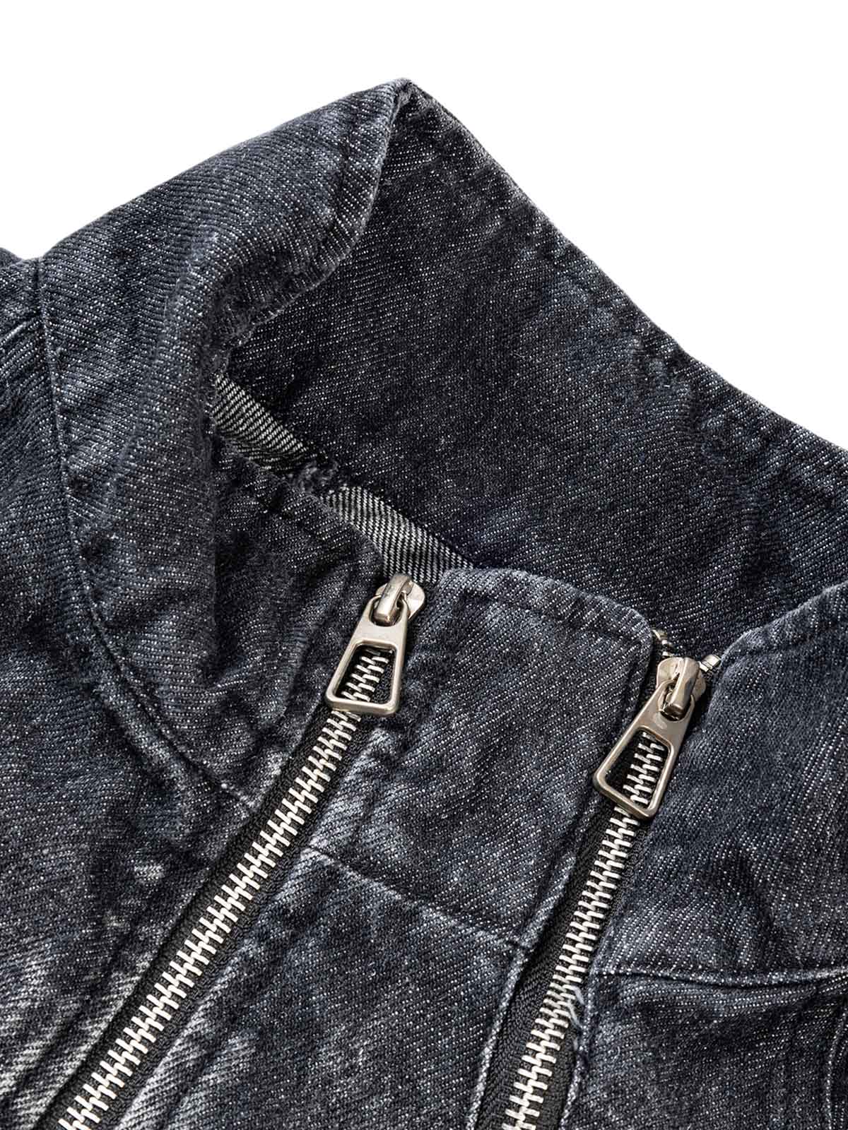 Thesupermade – Jeansjacke im verwaschenen Used-Look 