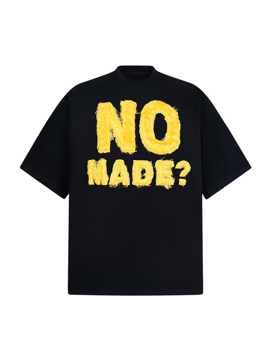 T-Shirt mit schwerem Retro-Patch-Stickerei