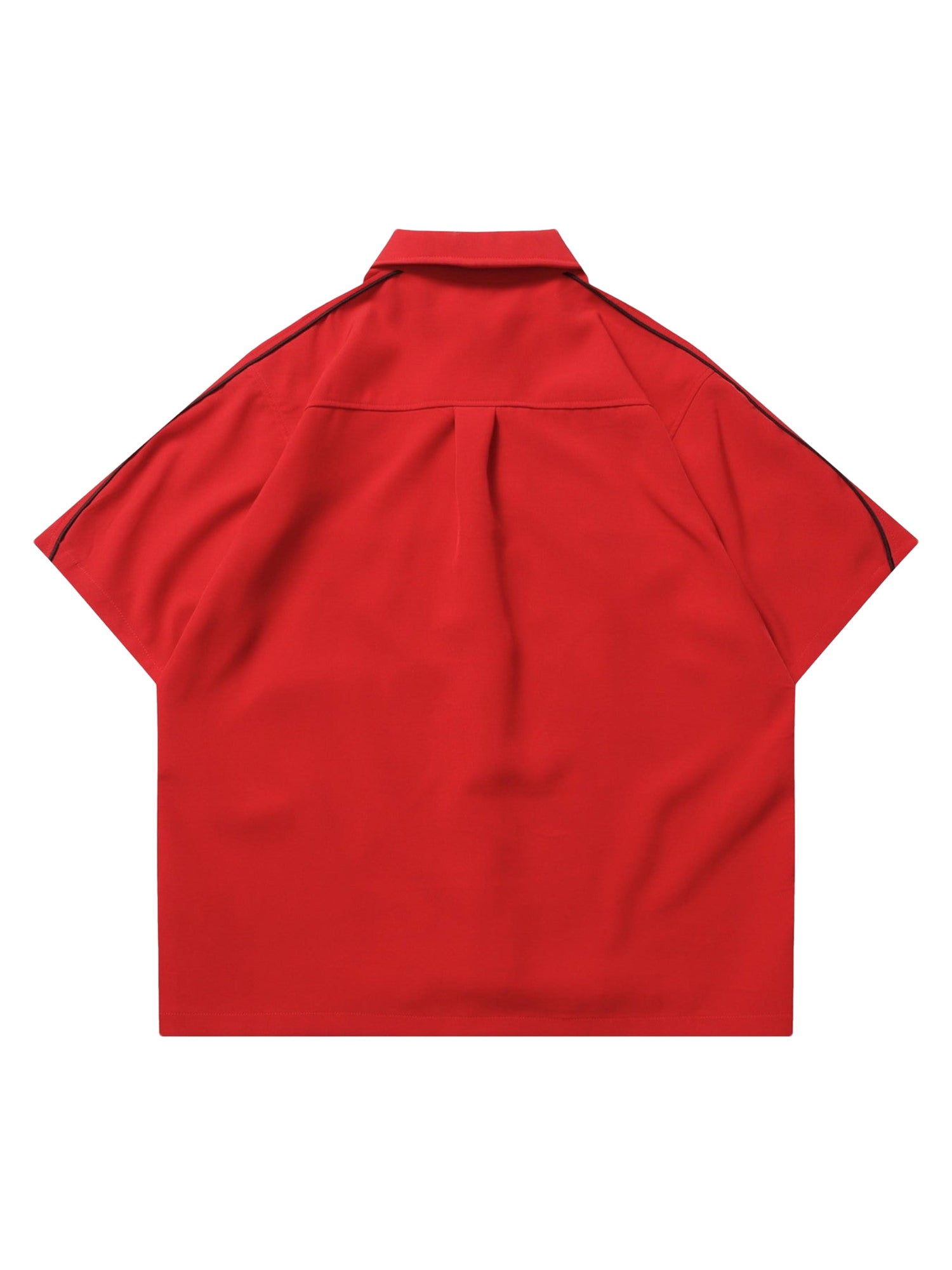 Thesupermade Shirt mit Reißverschluss und Stern-Design -1575 