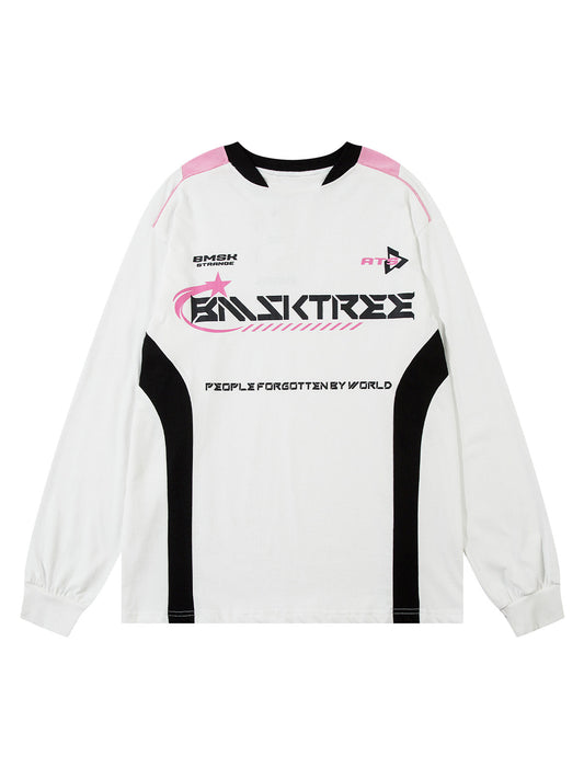 Thesupermade – Racing – Oversize-Langarm-T-Shirt