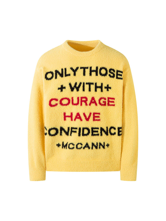 Thesupermade Pullover mit Buchstabengrafik