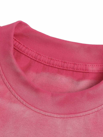 Retro Gradient Graphic T-Shirt