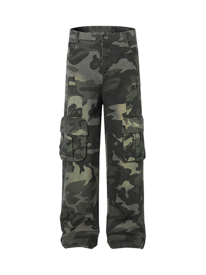 Camouflage Multi-Pockets Cargo Pants