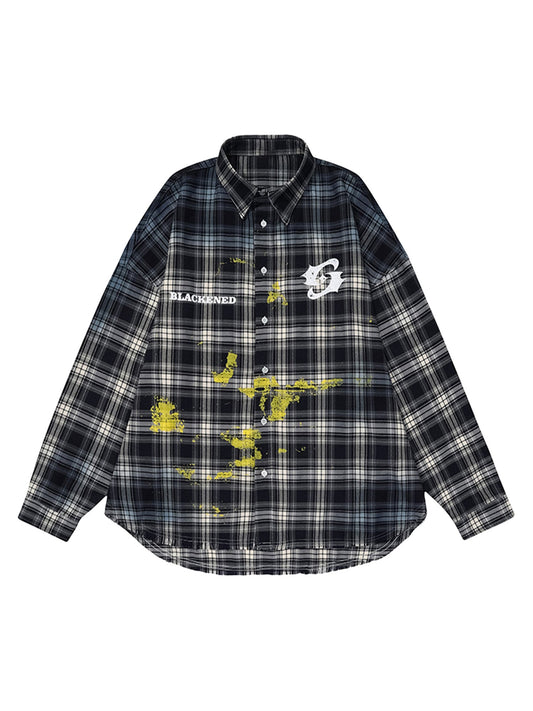Thesupermade High Street Hip-Hop-Shirt mit Spray-Print 