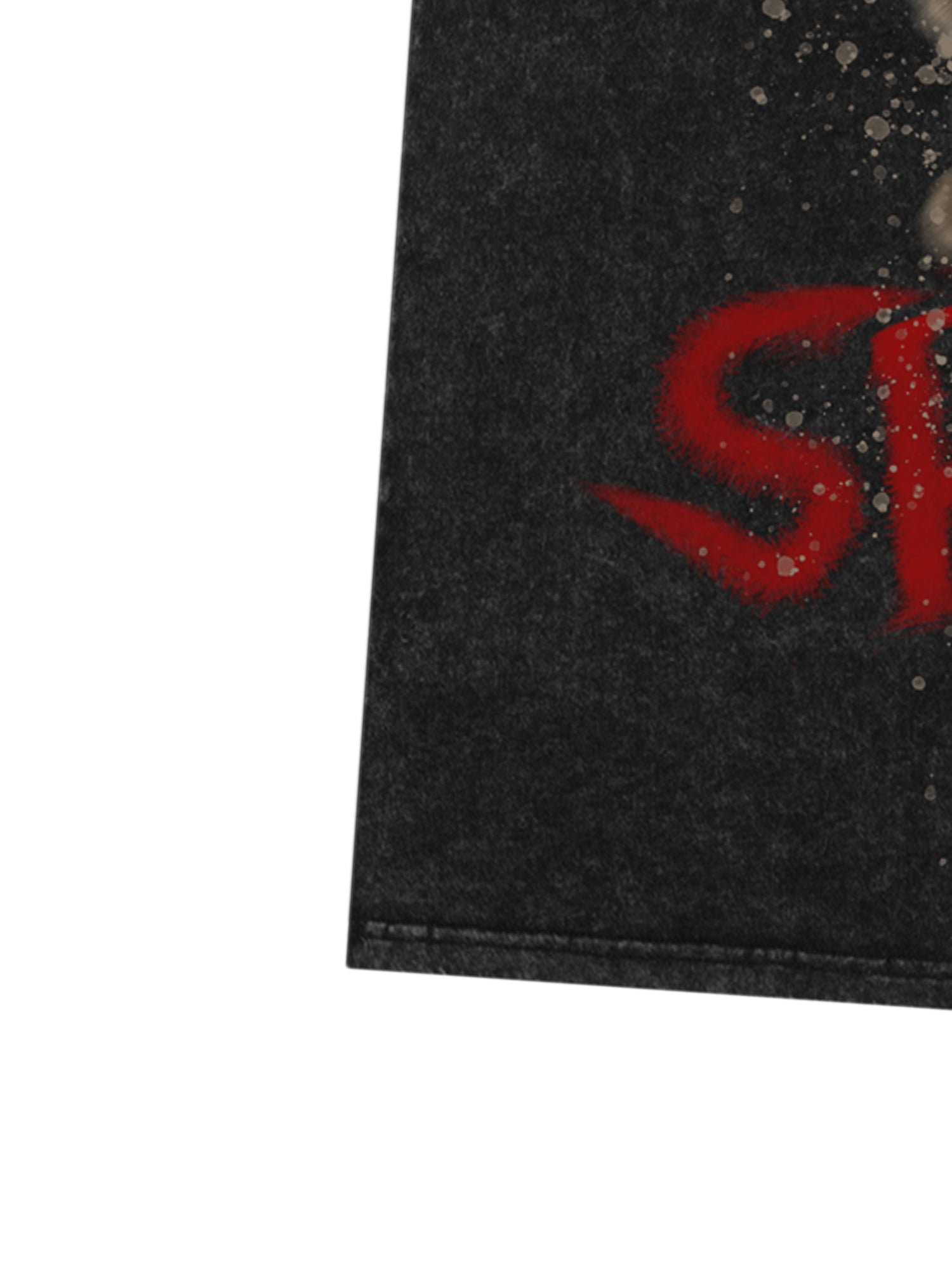Thesupermade – T-Shirt mit verwaschenem Engel-Print 