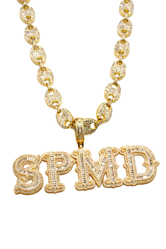 Thesupermade Hip-Hop-Diamant-Buchstabenkette – 2229