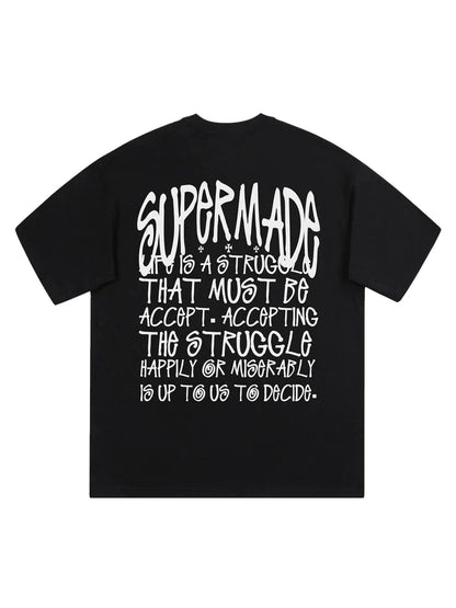 Thesupermade Logo Design Printed T-Shirt -1430