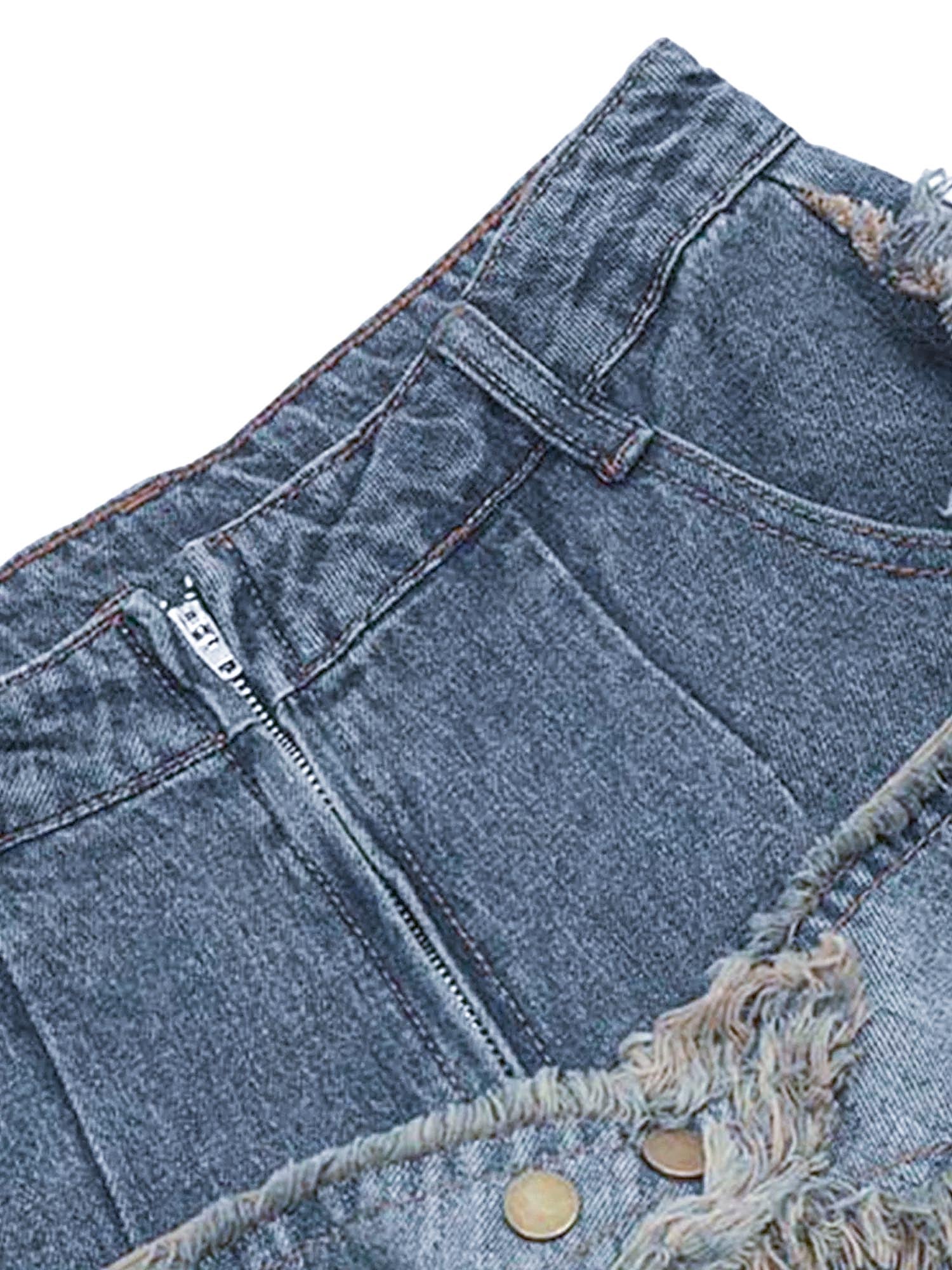 Thesupermade Patch Embroidered Straight-leg Jeans - 1572