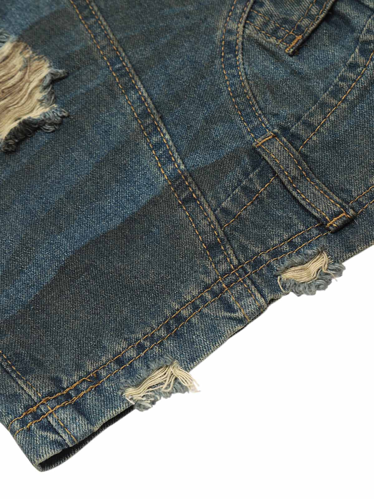 Dirty Dye Washed Straight Jeans