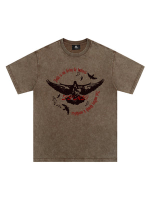 Original Vintage Washed Slogan Graphic T-Shirt