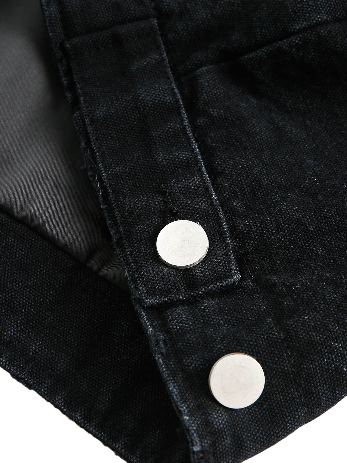 Zerrissene Jeansjacke mit Farbverlauf in verwaschener Tinte