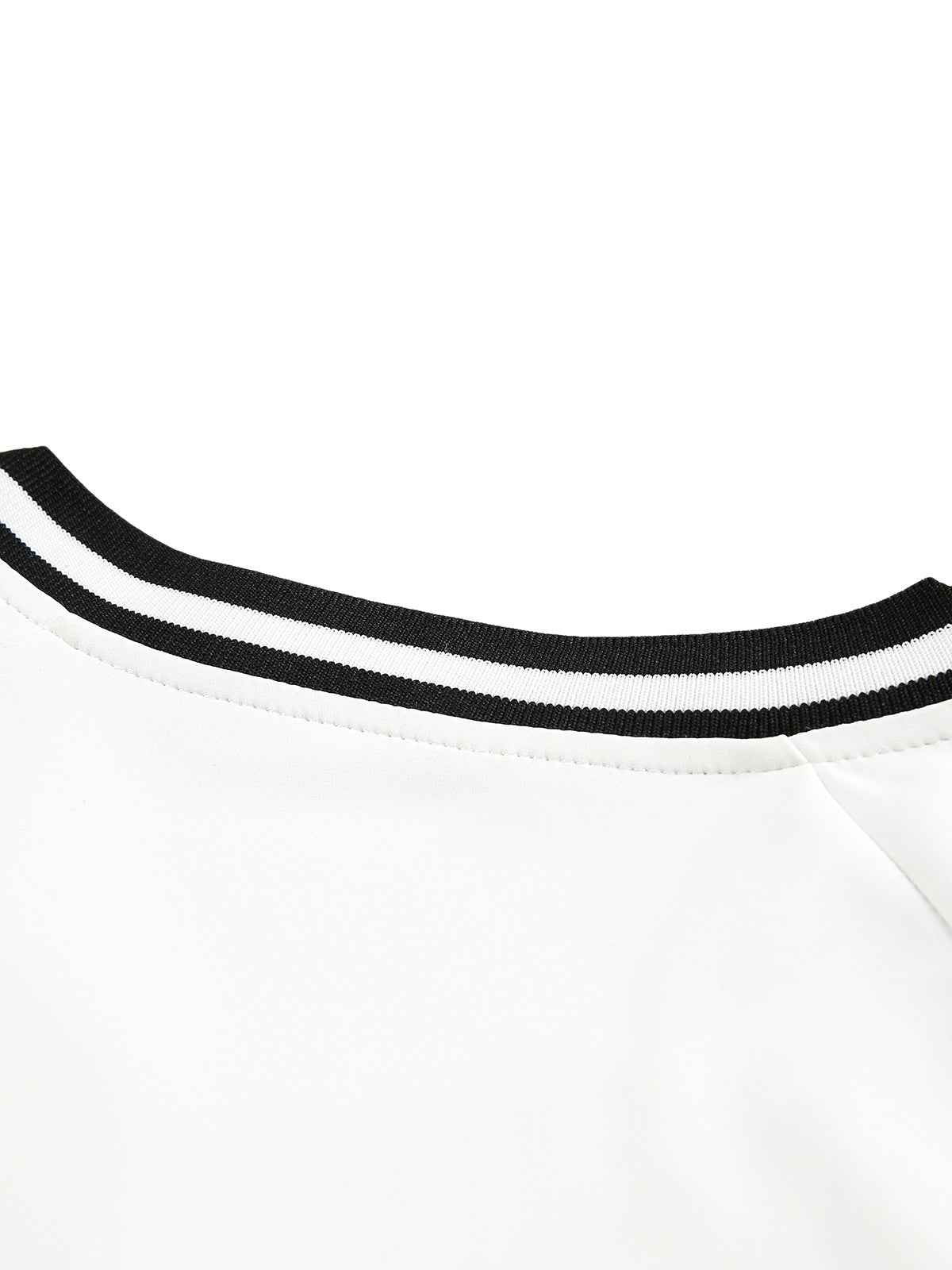 Langarm-T-Shirt aus Jersey mit kontrastfarbenen Nähten