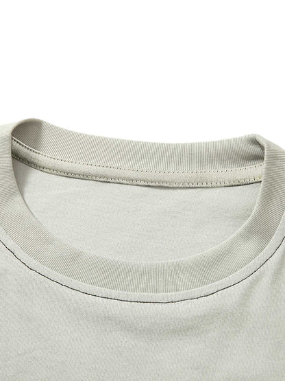 Spliced Deconstruction Print T-shirt