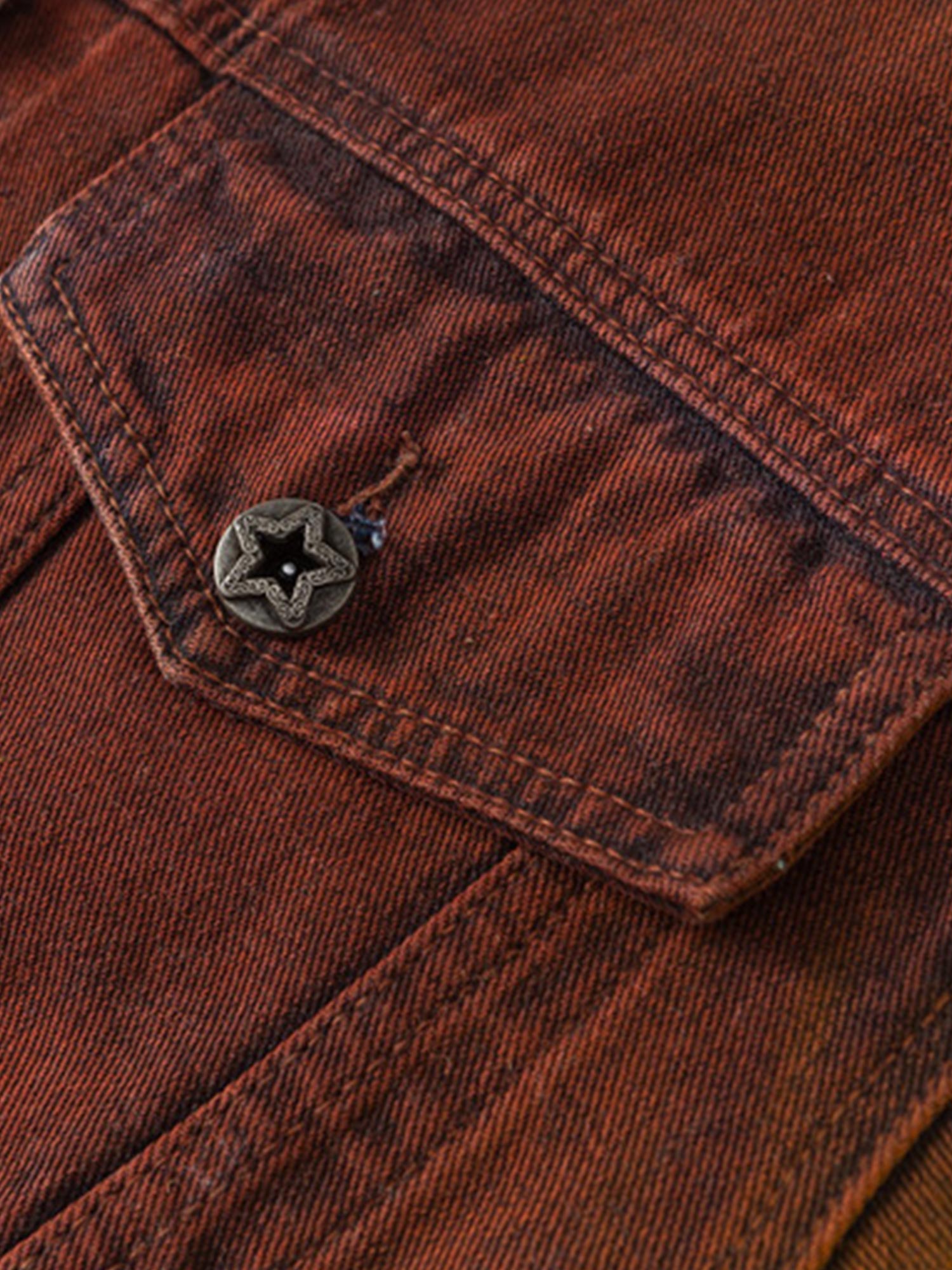 Thesupermade – High Street – Jeansjacke mit Sprühfarbe im Used-Look 
