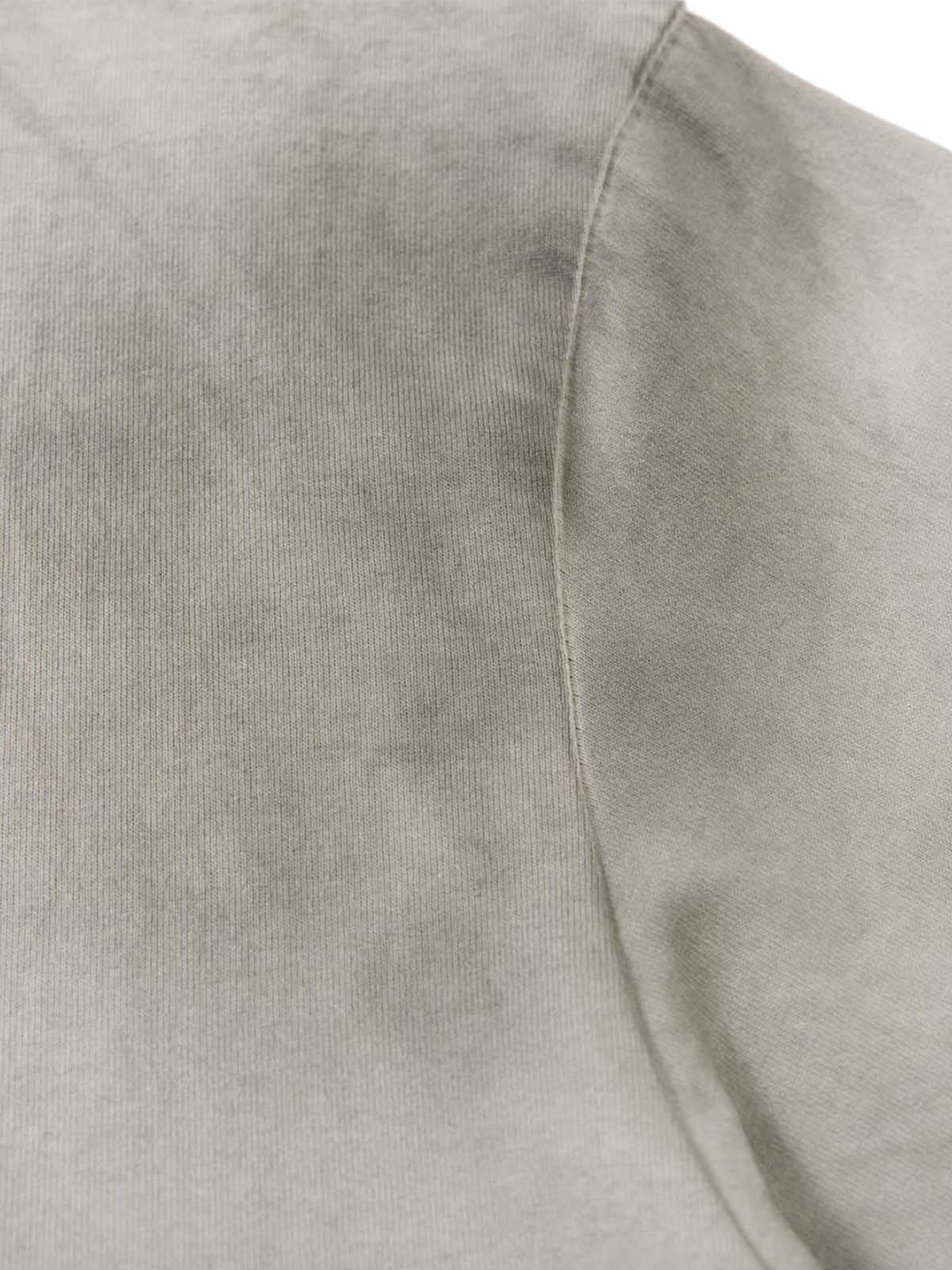 Dirty-Dyed Washed Crew Neck T-shirt