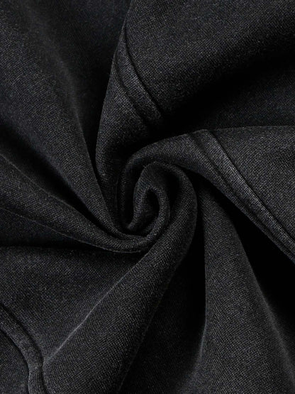 Multi Bedge Zip Up Fleece Hoodie