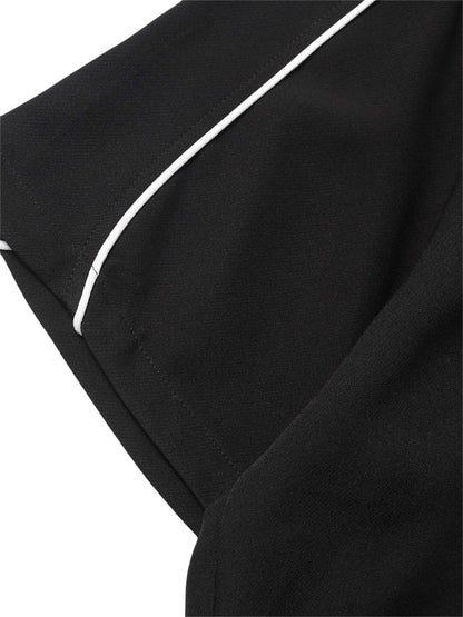 Thesupermade Shirt mit Reißverschluss und Stern-Design -1575 