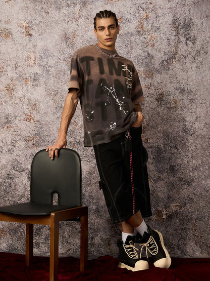 Welt-Embellished Cargo Jorts