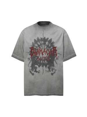 Distressed Batik Graphic T-Shirt
