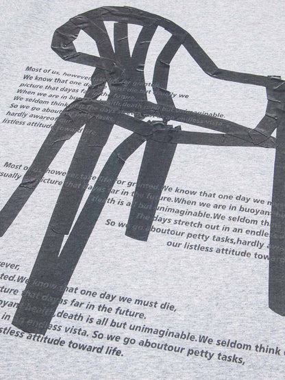 Retro Graffiti Chair Lettering T-shirt