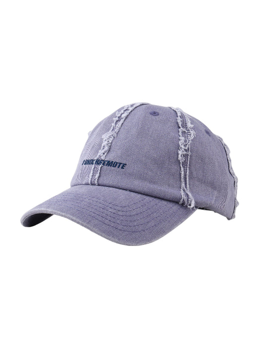 Baseballkappe aus Denim im Used-Look