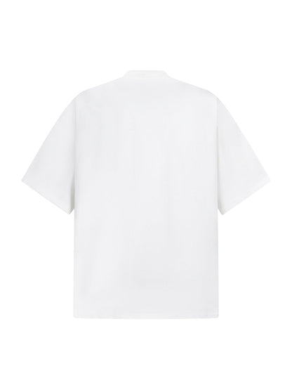 Retro Oil Painting Print T-shirt
