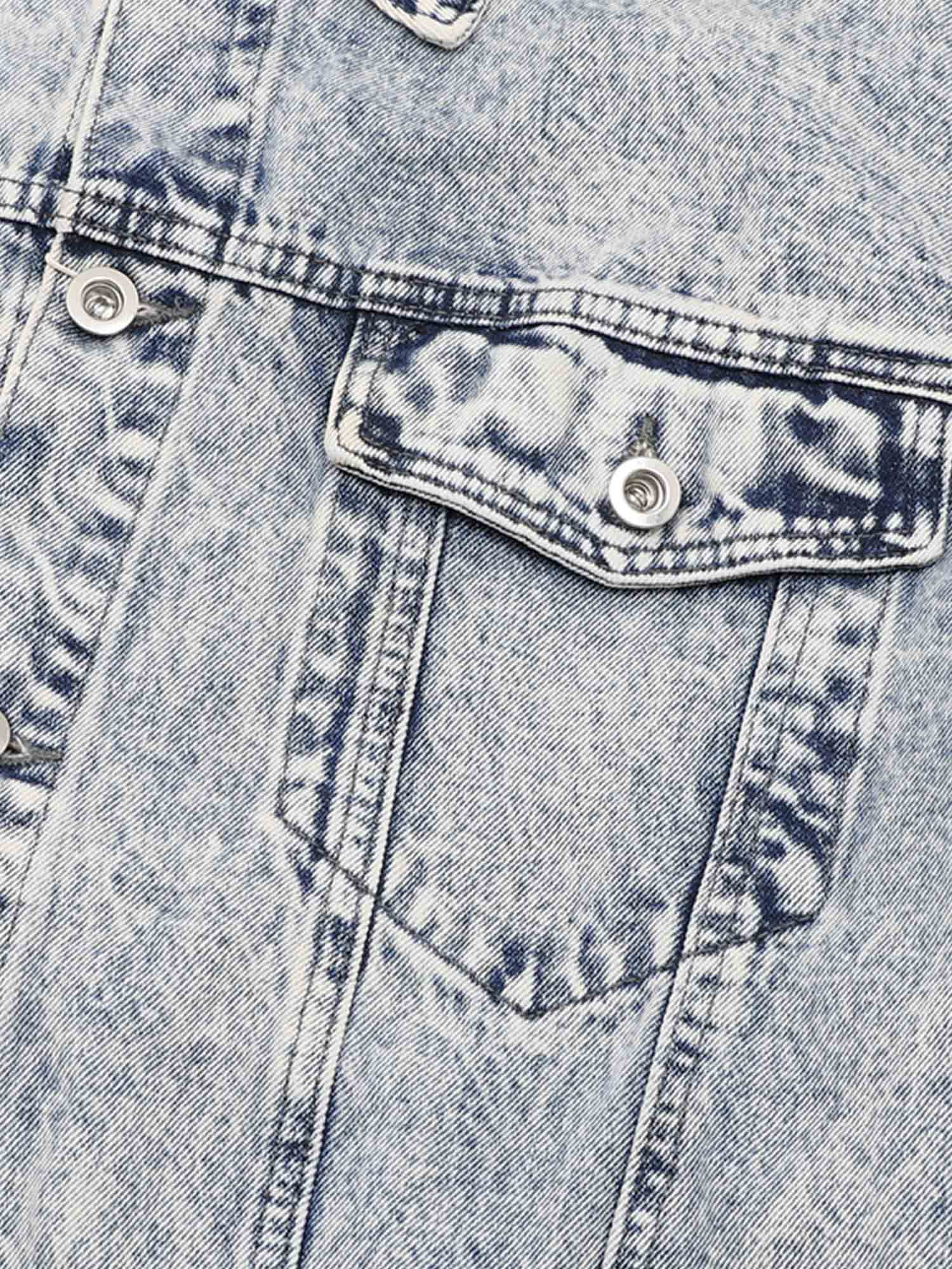 Thesupermade – Jeansjacke mit Thorn-Stickerei