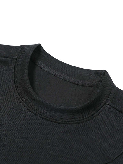 Classic Tailoring Pleated T-shirt