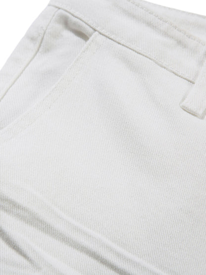 Washed Cleanfit Barrel Jeans